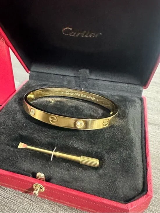 🔆🔆Cartier Gold Love Bracelet with Red Box🔆🔆🔆🔆 - Picture 5 of 5